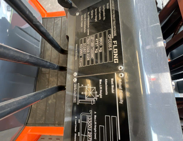 Xe Nâng Dầu Flong CPCD35-5 Tải Trọng 3.5 Tấn